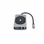 DICOTA D32059 interface hub USB Type-C Black, Silver