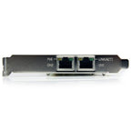 StarTech.com Dual Port PCI Express Gigabit Ethernet PCIe Network Card Adapter - PoE/PSE - TAA