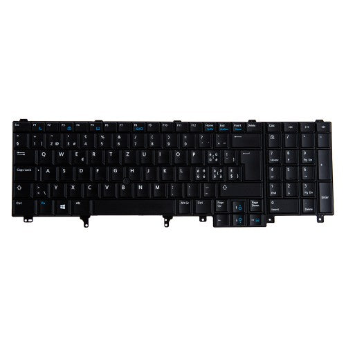 Origin Storage KBD Latitude E7440 Swiss Layout 84 Keys Backlit Dual Point