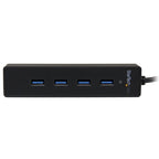 StarTech.com 4 Port Portable SuperSpeed USB 3.0 Hub with Built-in Cable - 5Gbps