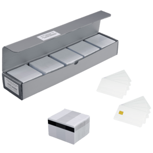 Zebra Premier PVC Card, 30 mil Low Coercivity Mag. Stripe (5 packs x 100)