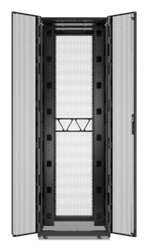 APC NetShelter SX, Server Rack Enclosure, Gen 2, 52U, 2436H x 800W x 1200D mm, with Sides, Black