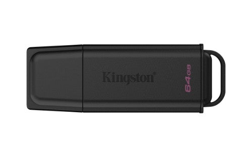 Kingston Technology DataTraveler 64GB Portable USB 3.2 Gen 1 Exodia Black