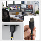 StarTech.com HDMI21-CBL-SLIM-2M HDMI cable HDMI Type A (Standard) Black