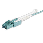 StarTech.com 10m (30ft) MTP(F)/PC to 4x LC/PC Duplex Breakout OM3 Multimode Fiber Optic Cable, OFNP Plenum, 40G Networks, Low Insertion Loss - Fiber Jumper Cord