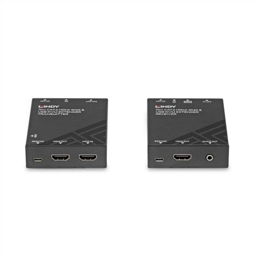 Lindy 70m Cat.6 HDMI 4K60, USB and Audio KVM Extender