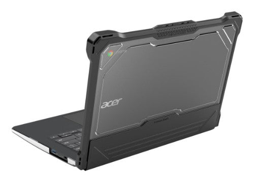 Origin Storage AC-ESL-C741L-BCLR laptop case 27.9 cm (11") Shell case Black, Transparent