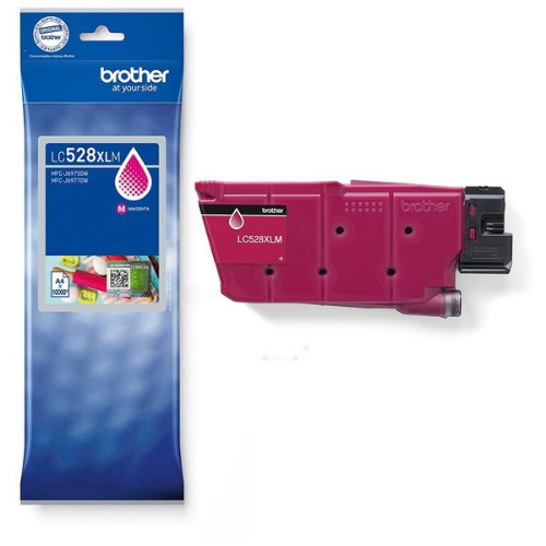 Brother LC-528XLM Ink cartridge magenta ultra High-Capacity, 10K pages ISO/IEC 19752 for Brother MFC-J 6975