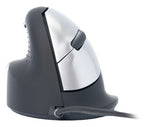 R-Go Tools Ergonomic mouse R-Go HE Break with break software, large (hand size &ge; 185 mm), left-handed, Wired, black