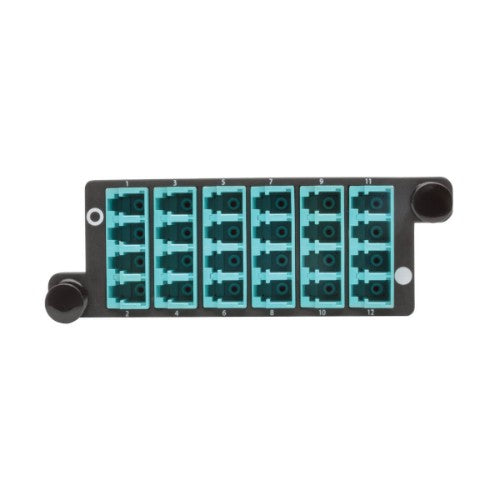 Tripp Lite N482-3M8-LC12 40/100Gb Breakout Cassette, 40Gb to 4 x 10Gb, 100Gb to 4 x 25Gb (x3) 8-Fiber OM4 MTP/MPO (Male with Pins) to (x12) LC Duplex, Type-B Polarity