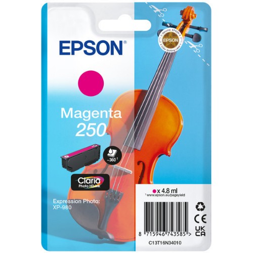 Epson C13T16N34020/250 Ink cartridge magenta Blister, 360 pages 4,8ml for Epson Expression Photo XP-980