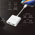 j5create USB-C to Dual USB-C with Video or Power Delivery