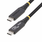 StarTech.com 3ft (1m) USB4 Cable 40Gbps, 240W (5A) Power Delivery, 8K 120Hz / 4K 240Hz DP Alt Mode, USB-IF Certified USB-C Cable - Thunderbolt Compatible