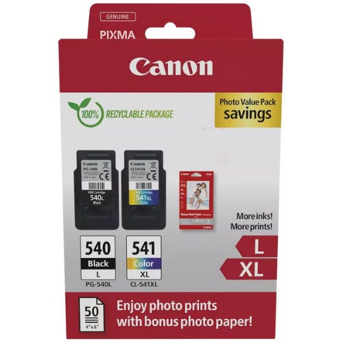 Canon 5224B013/PG-540L+CL-541XL Printhead cartridge multi pack black + color Blister with security Pack=2 for Canon Pixma MG 2150/MX 370