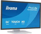 iiyama T2452MSC-W2AG computer monitor 61 cm (24") 1920 x 1080 pixels Full HD LED Touchscreen White