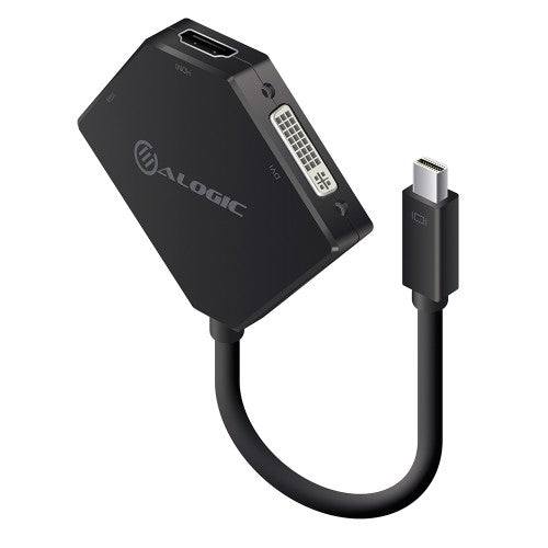ALOGIC 3-in-1 Mini DisplayPort to HDMI/ DVI/ VGA Adapter - Male to 3 - Female