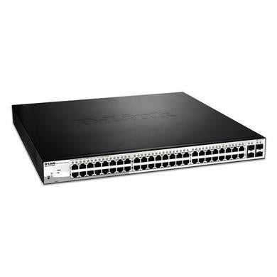 D-Link 52-Port PoE Gigabit Smart Managed Switch including 4 x 100/1000Mbps Combo Ports