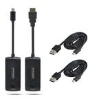 StarTech.com Wireless USB-C to HDMI Extender for Meeting Rooms and Huddle Spaces, 4K 60Hz, 65ft Range, USB Powered, Plug-and-Play Transmitter and Receiver Kit