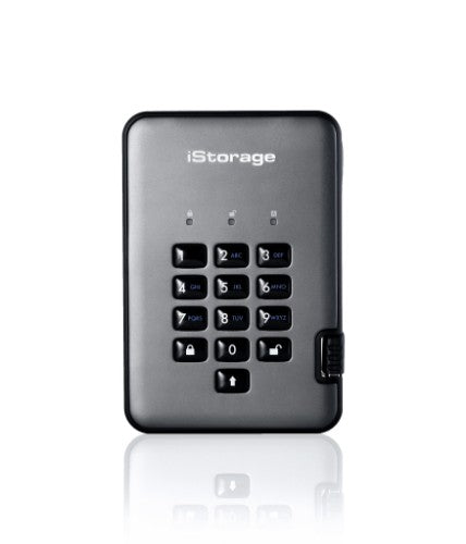 iStorage diskAshur PRO² SSD 2TB | Secure Portable Solid State Drive |FIPS 140-2 Level 3 certified | AES-XTS 256-bit Hardware Encryption | PIN protected | OS & Platform Independent |GDPR, TAA Compliant|Brute force hack defence | Dust/Water Resistant
