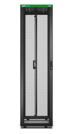 APC Easy Rack, 48U, Black, With Roof, Castors, Feet, 4 Brackets, and Side Panels, No Bottom, 2258H x 600W x 1000D mm
