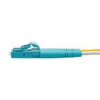 Tripp Lite N820-02M-OM5 100G Duplex Multimode 50/125 OM5 LSZH Fiber Optic Cable (LC/LC), Lime Green, 2 m