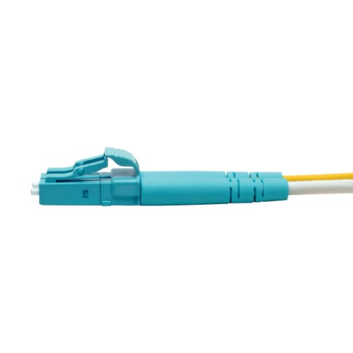 Tripp Lite N820-01M-OM5 LC to LC Multimode Duplex Fiber Optics Patch Cable, 1 Meter - 100Gb, 50/125, OM5, LC/LC, Lime Green
