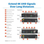 Eaton B127F-1A1-SM-DD AV extender AV transmitter & transceiver Black