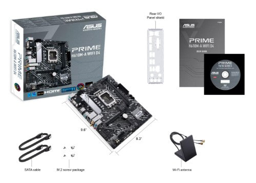 ASUS PRIME H610M-A WIFI D4 Intel H610 LGA 1700 micro ATX