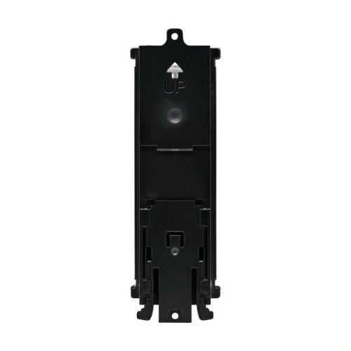 Tripp Lite N063-008-ENC 8-Port Metal DIN-Rail Mounting Keystone Patch Panel with Grounding, Black/Silver, TAA