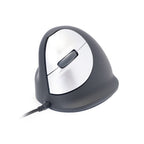 R-Go Tools Ergonomic mouse R-Go HE Break with break software, large (hand size &ge; 185 mm), left-handed, Wired, black