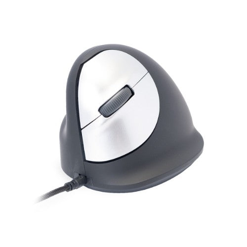 R-Go Tools Ergonomic mouse R-Go HE Break with break software, large (hand size &ge; 185 mm), left-handed, Wired, black