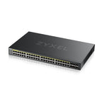 Zyxel GS2220-50HP-GB0101F network switch Managed L2 Gigabit Ethernet (10/100/1000) Power over Ethernet (PoE) Black