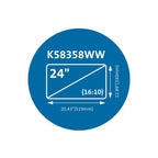 Kensington MagPro Magnetic Privacy Screen Filter for Monitors 24” (16:10)
