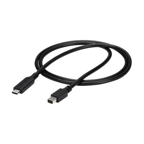 StarTech.com 3.3 ft (1m) USB-C to Mini DisplayPort Cable - 4K 60Hz - Black