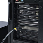 StarTech.com 4-Slot PCIe Expansion Chassis with PCIe x2 Host Card, PCIe 2.0 - 10Gbps, External PCIe Slots for Desktops/Servers, PCI Express Expansion Box/Adapter, 4 PCIe x1 Slots - TAA
