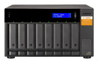 QNAP TL-D800S storage drive enclosure HDD/SSD enclosure Black, Grey 2.5/3.5"