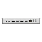 StarTech.com Universal Laptop Docking Station, Hybrid USB-C & USB-A Dock, Dual 4K DP & HDMI, 60W PD, Mac / Windows / Chrome OS, 4x USB 5Gbps Hub, GbE