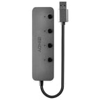 Lindy 4 Port USB 3.0 Hub with On/Off Switches