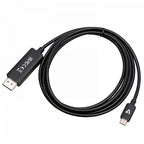 V7 V7USBCDP14-2M video cable adapter DisplayPort USB Type-C Black