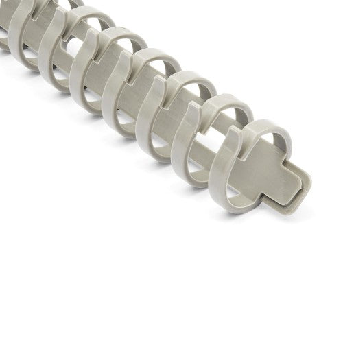 StarTech.com Flexible Cable Management Raceway Spine Vertebrae, 3/4"(20mm)W x 1/2"(14mm)H - 20"(0.5m) length, Nylon 66 Network Cable/Power Cord Hider Kit, Wall Wire Duct System, UL Listed