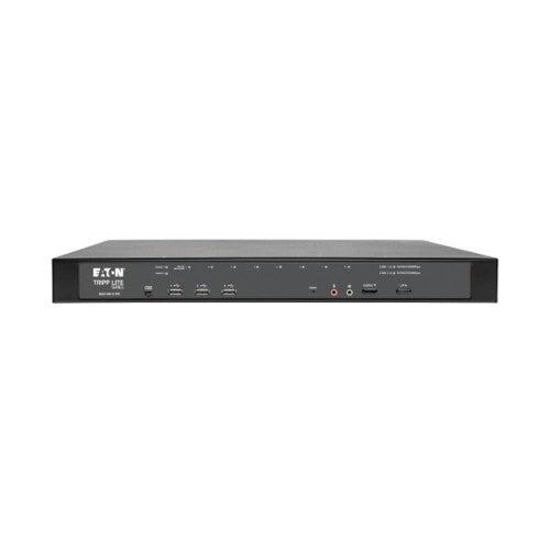 Tripp Lite B064-008-01-IPG 8-Port Cat5 KVM over IP Switch with Virtual Media - 1 Local & 1 Remote User, 1U Rack-Mount, TAA