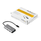 StarTech.com 4 Port USB C Hub w/ 3x USB A & 1x USB C - SuperSpeed 10Gbps USB Type-C 3.2 Gen 2 Hub - USB Bus Powered - Compact USB-C to USB Adapter Hub - Portable/Laptop Hub - Aluminum - TAA