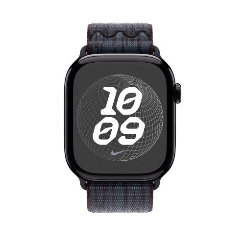 Apple 46mm Black/Blue Nike Sport Loop