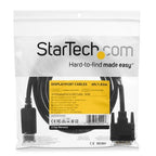 StarTech.com 6ft (1.8m) DisplayPort to DVI Cable, DisplayPort to DVI Adapter Cable, Passive DP to DVI-D Video Converter, 1080p - Replacement for DP2DVIMM6