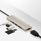 ATEN UH3239 laptop dock/port replicator Wired USB 3.2 Gen 1 (3.1 Gen 1) Type-C Aluminium