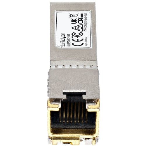 StarTech.com HPE 813874-B21 Compatible SFP+ Module - 10GBASE-T - SFP to RJ45 Cat6/Cat5e - 10GE Gigabit Ethernet SFP+ - RJ-45 30m - HPE BladeSystem, c-Class