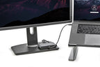 StarTech.com Dual-Monitor Thunderbolt Mini Dock, 4K 60Hz DisplayPort, Driverless Hub for Windows & Mac, Gigabit Ethernet, 1x USB-A (USB 5Gbps), 11in (28cm) Cable