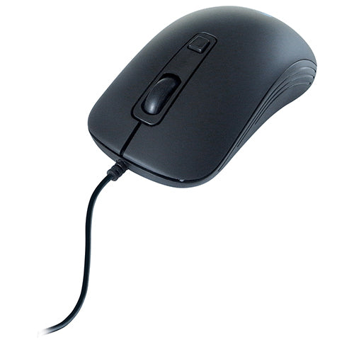 connektgear MO543 USB Full-Size 4 Button Optical Mouse - Black