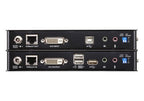 ATEN USB 2.0 DVI Single Link over 1 CAT Cable (100m) KVM Extender with Full USB2.0 support (up to 480Mbps) / HDBaseT2.0