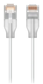 Ubiquiti UACC-Cable-Patch-EL-1M-W networking cable Translucent, White Cat6
